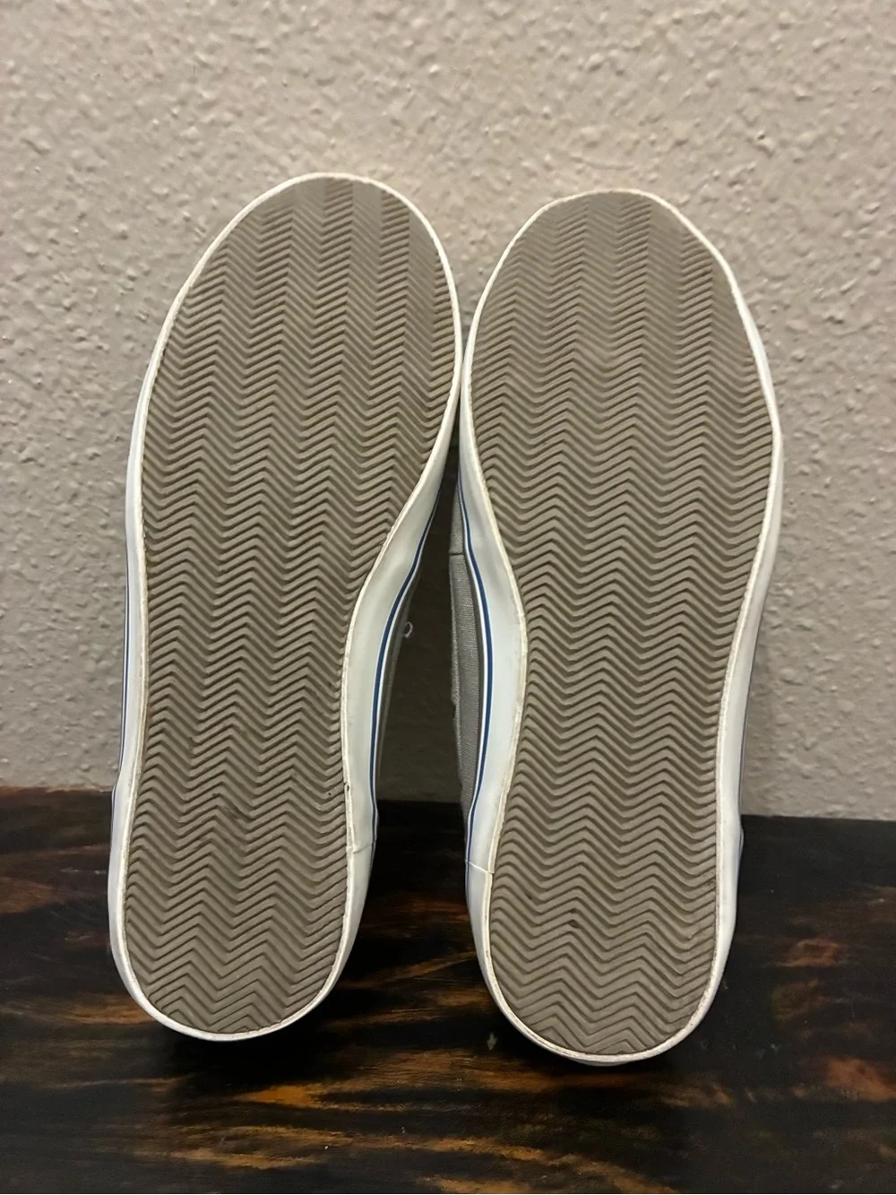 Original Penguin Men's Khaki Canvas Boat Shoes Size 8